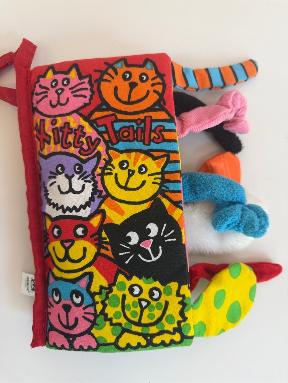 Jellycat London soft sensory book! Kitty tails! 🐈